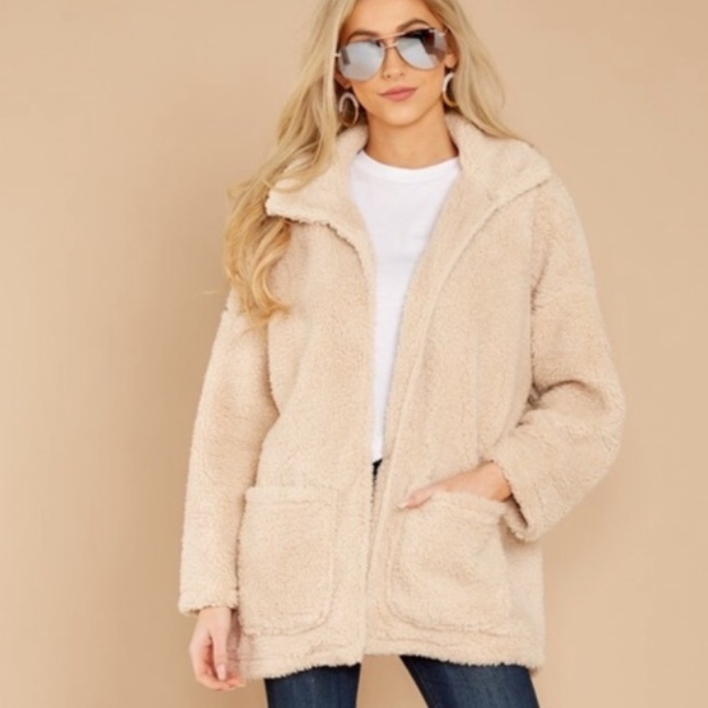 Z Supply Sherpa Teddy Bear Coat L